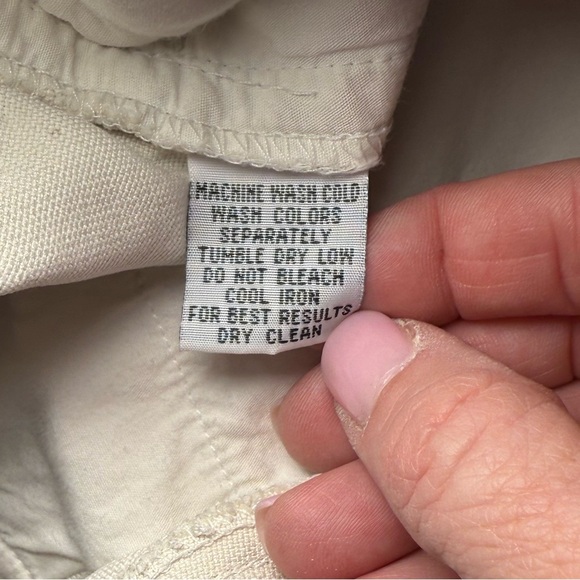 Tommy Bahama Shorts Men's Size 40 Cream 100% Silk Golf Dress Pleated Preppy Mens - Picture 9 of 9